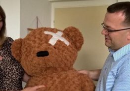 Nový obyvatel dětského oddělení je medvěd ze Svitapu