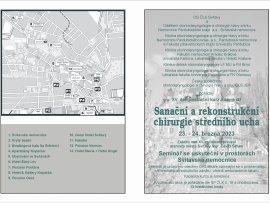 XV. kurz Sanační a rekonstrukční chirurgie středního ucha – pozvánka