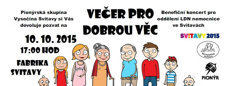 Pozvánka na benefiční koncert