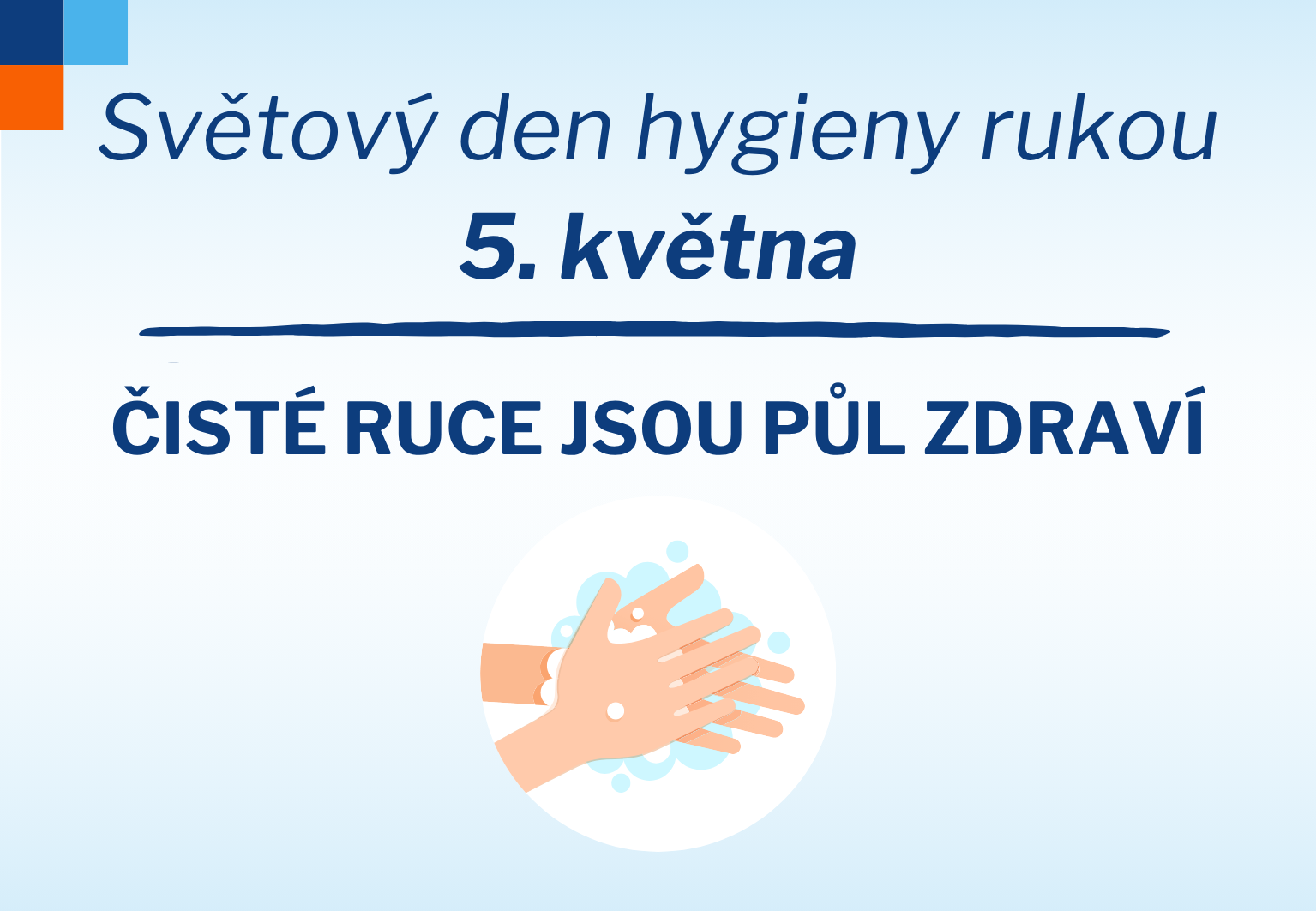 Nemocnice se připojují ke Světovému dni hygieny rukou
