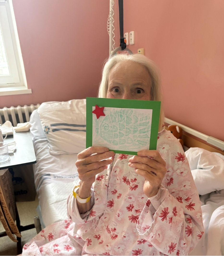 Předávání dárků ve Svitavské nemocnici